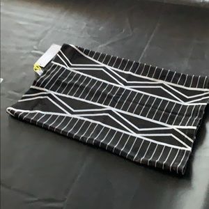 BCBGeneration black and white tube skirt